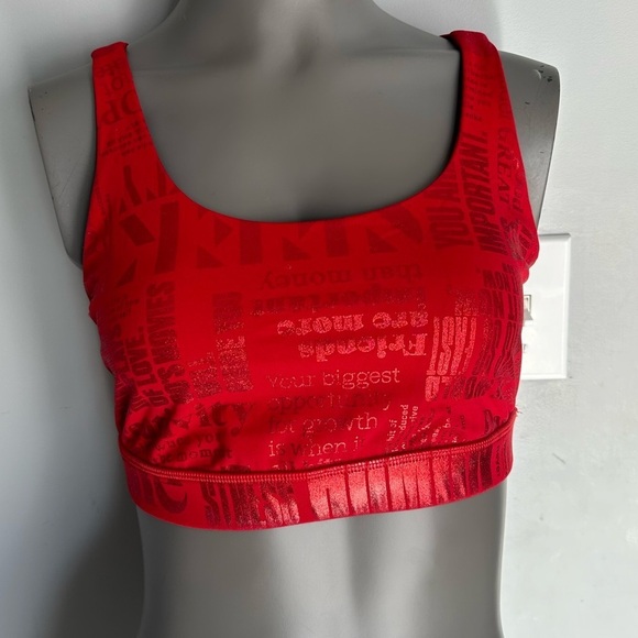 Lululemon Limited Edition Metallic Energy Sports Bra - Picture 4 of 7